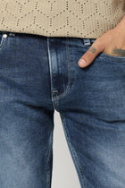 MID BLUE MENS SLIM DENIM - Jeans - 250810548