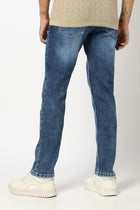 MID BLUE MENS SLIM DENIM - Jeans - 250810548