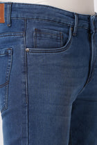 MID BLUE REGULAR WASH STRAIGHT FIT JEANS - Jeans - 250810629