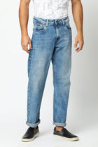 Mid Blue Relaxed Fit Jeans - Jeans - 240310179