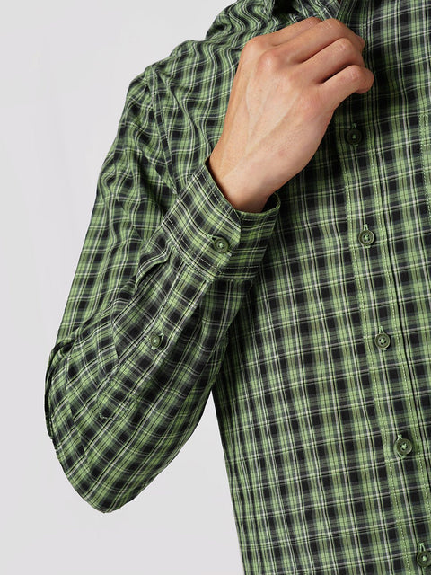 MINT CHECKERED COTTON SHIRT-Shirt - 251032913