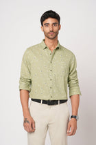 MINT FLORAL PRINTED COTTON SHIRT-Shirt - 251033465