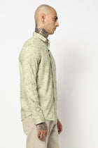 MINT LEAF PRINTED TAILORED FIT SHIRT-Shirt - 250731802