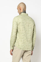 MINT LEAF PRINTED TAILORED FIT SHIRT-Shirt - 250731802