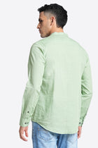 Mint Solid Cotton Kurta Shirt - Kurta - 240120026