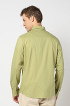 Mint Solid Full Sleeve Shirt - Shirts - 250731622