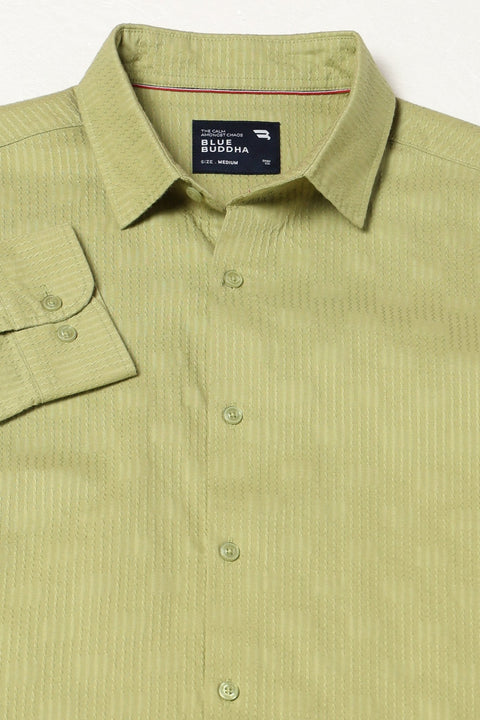 Mint Solid Full Sleeve Shirt - Shirts - 250731622