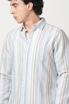 MINT STRIPED OXFORD SHIRT-Shirt - 250932461