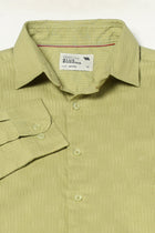 Mint Textured Full Sleeve Shirt - Shirt - 250731622