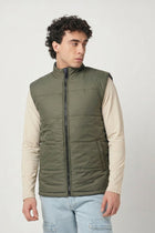 NAVY GILET PUFFER JACKET - Jacket - 251070370