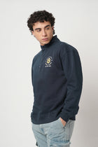 NAVY HIGH NECK SWEATSHIRT - Sweatshirt - 250960060