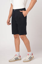 NAVY REGULAR FIT SHORTS - Shorts - 251050006