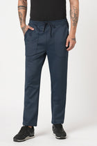 NAVY RELAXED TRAVLLER TROUSER - Trousers - 251141443