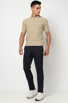 Navy Slim Fit Men's Trouser - Trouser - 240340061