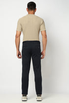 Navy Slim Fit Men's Trouser - Trouser - 240340061
