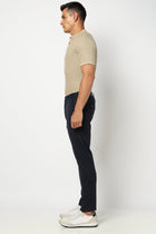 Navy Slim Fit Men's Trouser - Trouser - 240340061