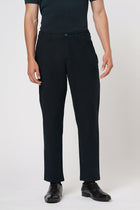 NAVY SLIM TRAVELLER TROUSER - Trousers - 251141426