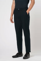 NAVY SLIM TRAVELLER TROUSER - Trousers - 251141426