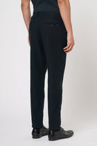 NAVY SLIM TRAVELLER TROUSER - Trousers - 251141426