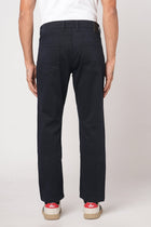 NAVY STAIGHT FIT DOBBY TROUSER - Trousers - 251241607