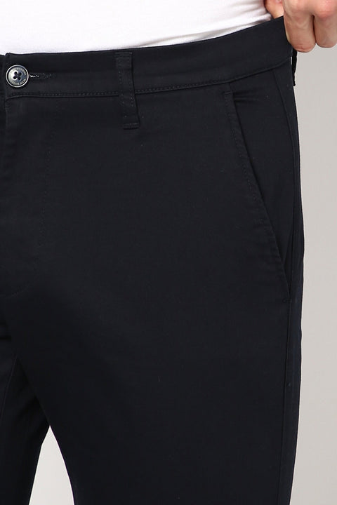 Navy Traveller Fit Trouser - Trousers - 241041389