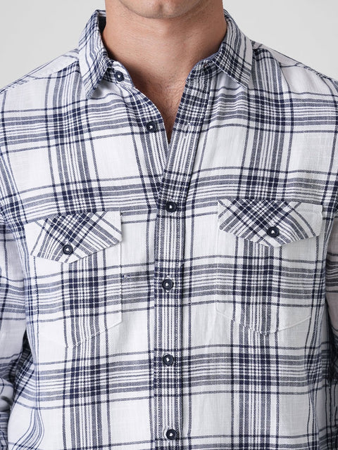 NAVY UTILITY POCKET SHIRT-Shirt - 251032833