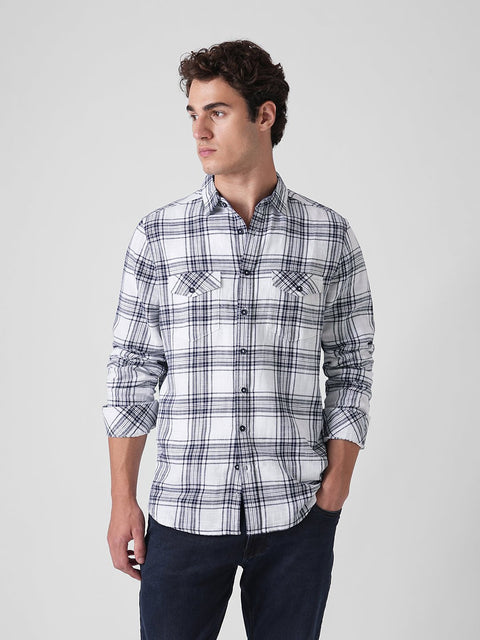 NAVY UTILITY POCKET SHIRT-Shirt - 251032833