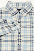 NAVY WINDOWPANE CHECKERED SHIRT-Shirt - 250731707