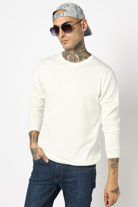 OFF WHITE CREW NECK FALTKNIT - T Shirt - 250960247