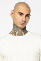 OFF WHITE CREW NECK FALTKNIT - T Shirt - 250960247