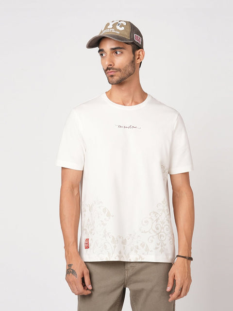 OFF WHITE CREW NECK GRAPHIC T - SHIRT - T Shirt - 250930860