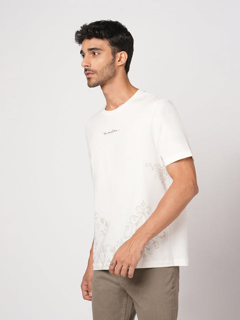 OFF WHITE CREW NECK GRAPHIC T - SHIRT - T Shirt - 250930860