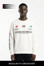OFF WHITE FLEECE ROUND NECK SWEATSHIRT - Sweatshirt - 251060269
