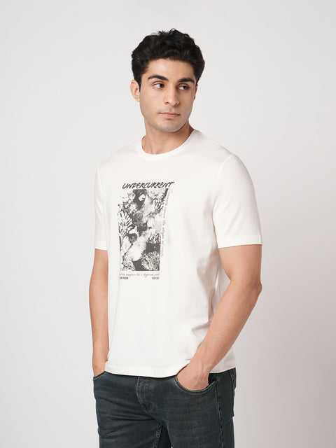 OFF WHITE GRAPHIC CREW NECK T SHIRT - T Shirt - 250930914