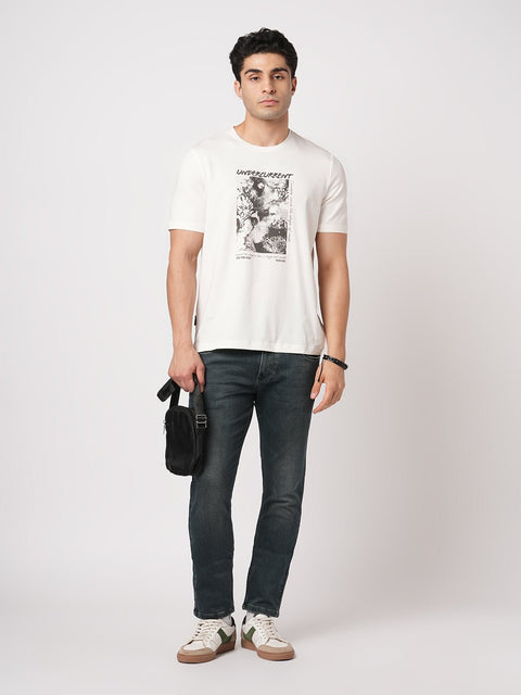 OFF WHITE GRAPHIC CREW NECK T SHIRT - T Shirt - 250930914