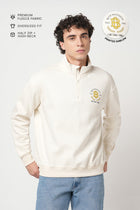 OFF WHITE HIGH NECK SWEATSHIRT - Sweatshirt - 250960066