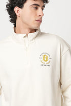 OFF WHITE HIGH NECK SWEATSHIRT - Sweatshirt - 250960066