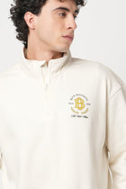 OFF WHITE HIGH NECK SWEATSHIRT - Sweatshirt - 250960065