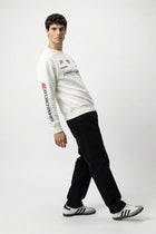 OFF WHITE LOOP LYCRA ROUND NECK SWEATSHIRT - Sweatshirt - 251060270