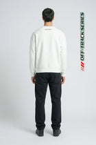 OFF WHITE LOOP LYCRA ROUND NECK SWEATSHIRT - Sweatshirt - 251060270