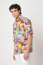 OFF WHITE MEDITERRANEAN COLLAGE PRINTED SHIRT-Shirt - 250932511
