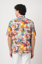OFF WHITE MEDITERRANEAN COLLAGE PRINTED SHIRT-Shirt - 250932511