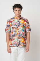 OFF WHITE MEDITERRANEAN COLLAGE PRINTED SHIRT-Shirt - 250932511