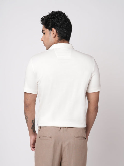 OFF WHITE MERCERISED POLO - T Shirt - 250830716