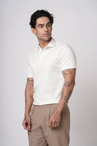 OFF WHITE MERCERISED POLO - T Shirt - 250830716