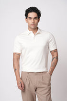 OFF WHITE MERCERISED POLO - T Shirt - 250830716