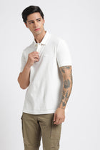 Off White Polo Cotton T-Shirt - T-Shirt - 240100001