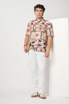 OFF WHITE RELAXED FIT FAUNA PRINTED SHIRT-Shirt - 250932527