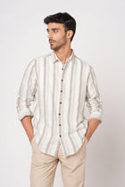 OFF WHITE STRIPED COTTON MENS SHIRTS - Shirt - 251033435