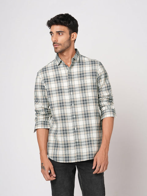 OFF WHITE TAILORED FIT SLUB SHIRT-Shirt - 251133685